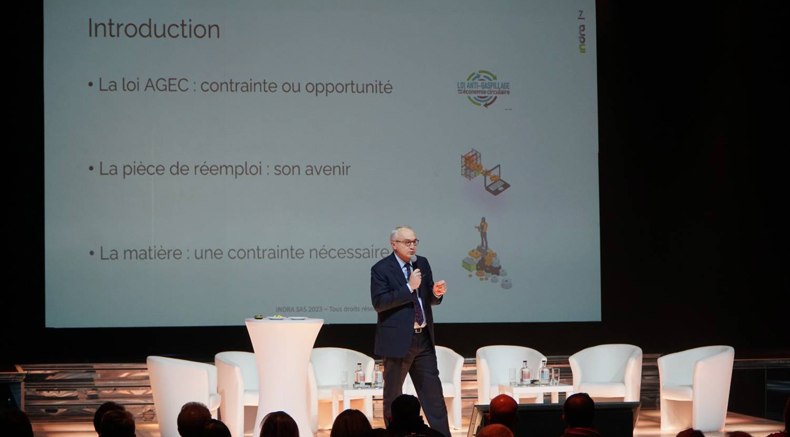 Loïc Bey-Rozet, Indra CEO, at Indra's annual convention