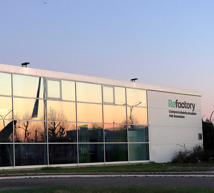 Campus de l’industrie circulaire de la mobilité basé à l’usine de Flins